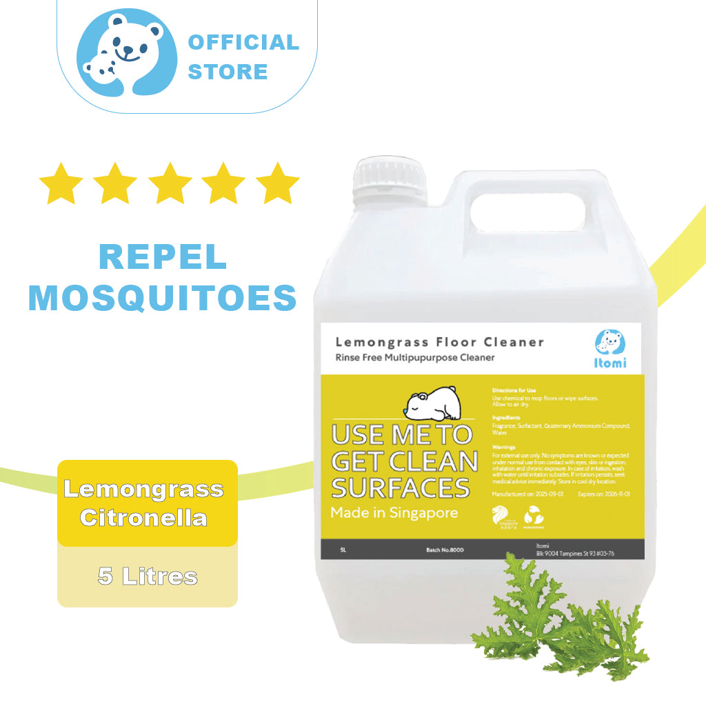 Itomi Lemongrass Floor Cleaner Detergent | Repel Mosquitoes