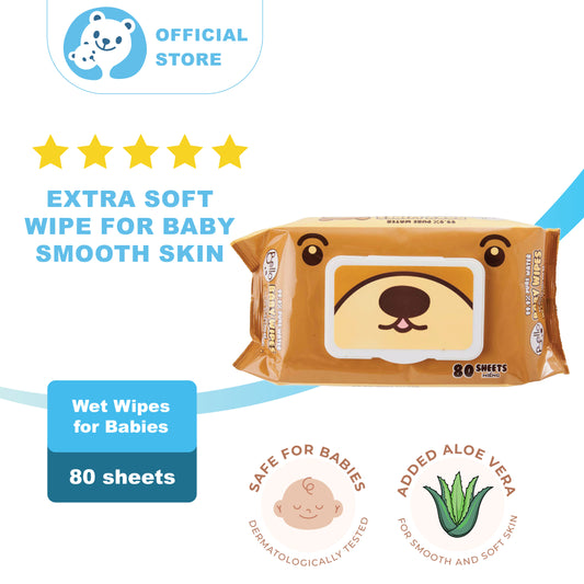 Itomi X Bello 99.9% Pure Water Aloe Vera Baby Wipes (10 packs)