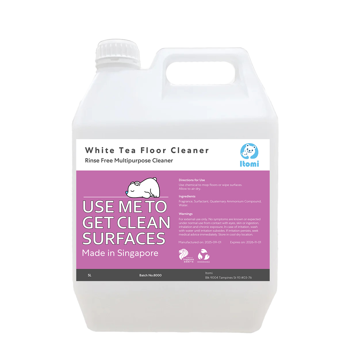 Itomi White Tea Floor Cleaner